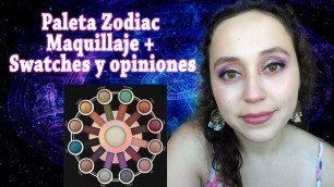 'Probando Paleta Zodiac de BH Cosmetics | Maquillaje de Instagram | Swatches y Opiniones'