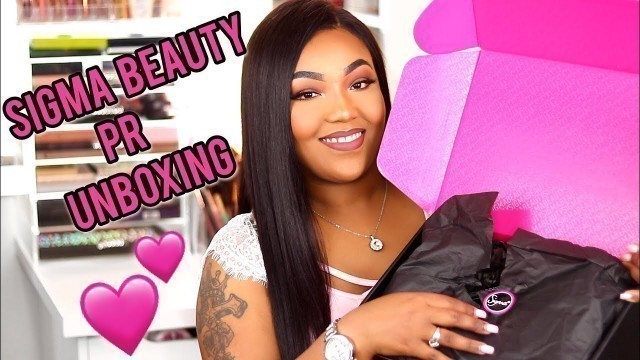 'Sigma Beauty PR Unboxing Makeup Haul 2018 | Felisha Renee'