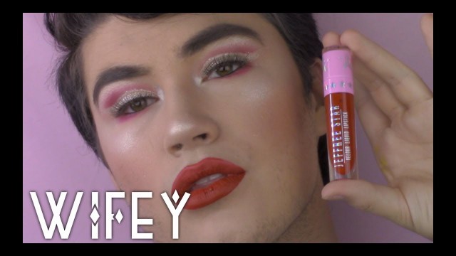 'JEFFREE STAR COSMETICS VELOUR LIQUID LIPSTICK || WIFEY || MAKEUP TUTORIAL!'