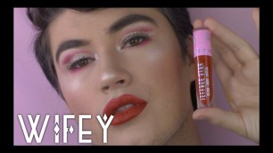 'JEFFREE STAR COSMETICS VELOUR LIQUID LIPSTICK || WIFEY || MAKEUP TUTORIAL!'