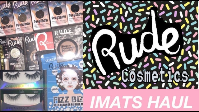 'Rude Cosmetics Haul from IMATS 2019'