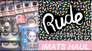 'Rude Cosmetics Haul from IMATS 2019'