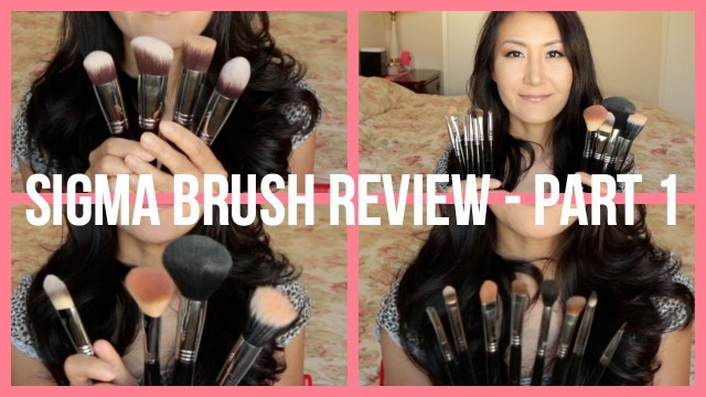 'Sigma Makeup Brush Collection & Review Part 1 - 시그마 메이크업 브러쉬 리뷰 1부'