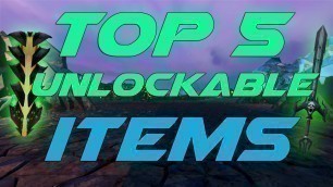 'Runescape 3 - TOP 5 Unlockable Items'