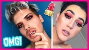 'I TRIED FOLLOWING A MANNY MUA MAKEUP TUTORIAL!'