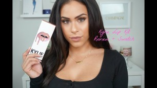 'First Impression: Kylie Lip Kit Review + Swatch | Candy K'