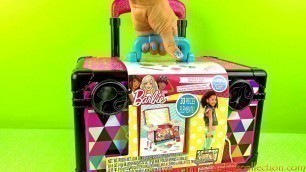 'Barbie Cosmetics | Barbie Sparkle and Shine Rolling Vanity Playset | Barbie Light UP Vanity!'