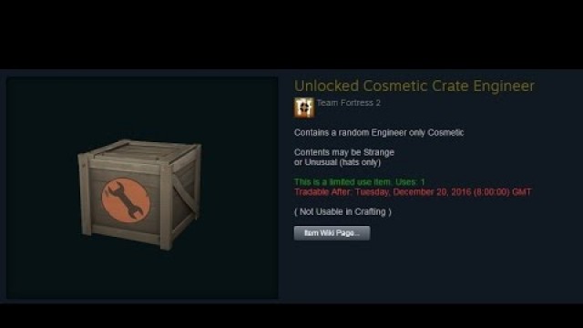 'TF2: Unboxing Engineer cosmetic crates 2'