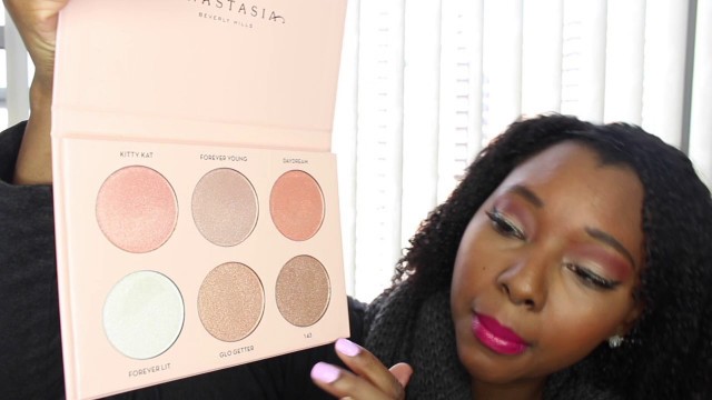 'Review on New Anastasia Beverly Hills X Nicole Guerriero HIghlight Swatches and Demo!!!'