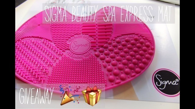 'Sigma Beauty Spa Express Mat Review + GIVEAWAY'