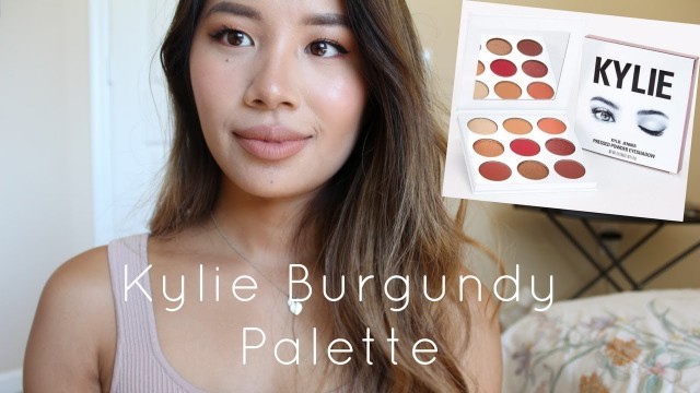 'FALL MAKEUP LOOK 2018 | KYLIE BURGUNDY PALETTE'