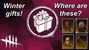 'Dead By Daylight| Free Winter gifts! Where are the Lunar & Summer BBQ cosmetics?'