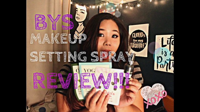 'BYS Makeup Setting Spray Review + 3 Skin Care Products | MIKEE PATRICIA'