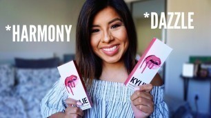 'NEW! Kylie Cosmetics Velvet Lip Kit Swatches + First Impressions'