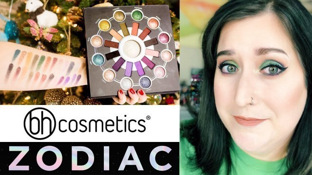 'BH ZODIAC PALETTE | Swatches & Green Eyeshadow Tutorial!'