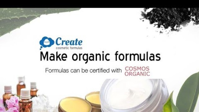 'Create Cosmetic Formulas - Make organic formulas'