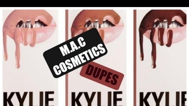 'Kylie Jenner Lip Kit / MAC Cosmetics Dupes & Swatches ! Review !'