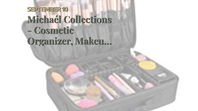 'Michaél Collections - Cosmetic Organizer, Makeup Brush Holder & Qi Wireless Charger Stand for S...'