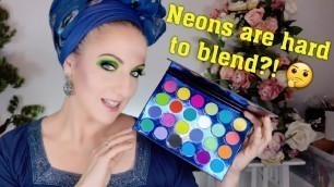 'Rude Cosmetics | City Of Neon Lights Palette | First Impression'