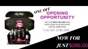 'Become a stockist with Klara Cosmetics! and Receive free Digital Marketing'