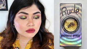 'Rude Cosmetics Hypnotic Hyper Eyeshadow in shade Trance Dance Tutorial'