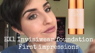 'EX1 Invisiwear Foundation First Impressions + Wear Test || Rachael Stephanie'