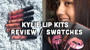 'Kylie Jenner Matte Lip Kits & Glosses: Swatches + Review | medium skin tone ♡'