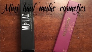 'Mini Haul Mulac cosmetics'
