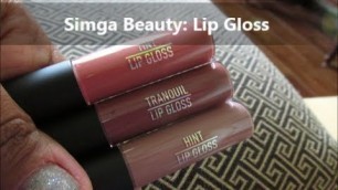 'First Impressions: Sigma Beauty: Lip Gloss'