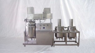 'cosmetic lotion making cream production mixing equipment automatic skin care products emulsifier MC'