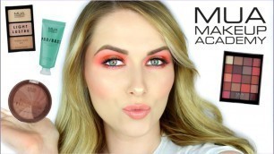 'FULL FACE OF MUA COSMETICS! FIRST IMPRESSIONS 