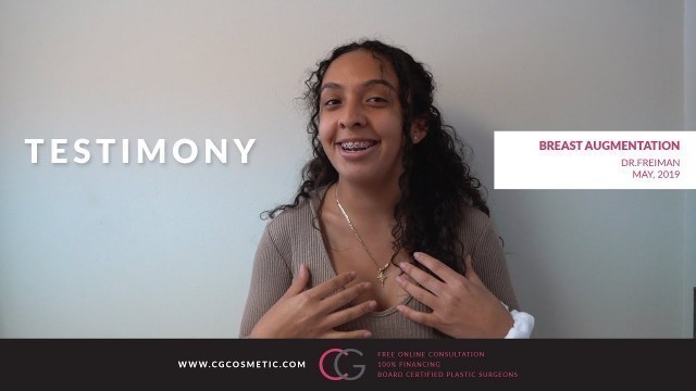 'CG Doll Breast Augmentation with Dr.Freiman at CG Cosmetic Surgery'