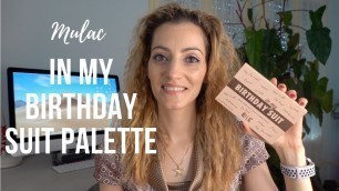 'Palette Mulac In My Birthday Suit | Swatches'