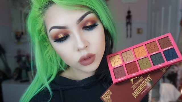 'Burgundy & Teal Spotlight - Jeffree Star Cosmetics Androgyny Palette'