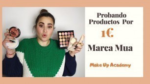 'Probando Maquillaje De 1€ Marca Mua (Make Up Academy)/Juncal Gonzalez'