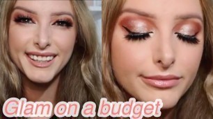 'FULL GLAM MAKEUP | ON A BUDGET | KMART MAKEUP | BYS | NYX | ELF'