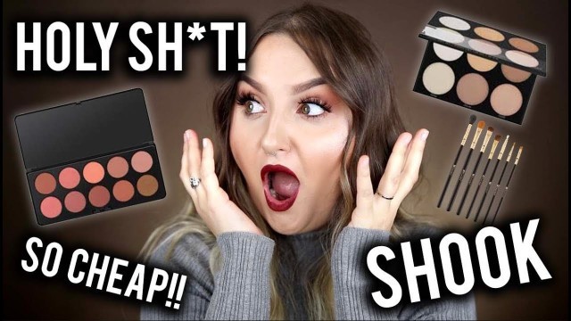 HOLY SH*T! BEST/CHEAPEST MAKEUP EVER!? FULL FACE BH COSMETICS FIRST IMPRESSIONS