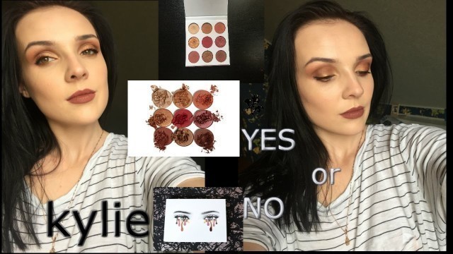 'Обзор KYLIE JENNER THE BURGUNDY Palette△ СВОТЧИ△ МАКИЯЖ△ Да или Нет△Anastasia MO'