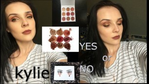 'Обзор KYLIE JENNER THE BURGUNDY Palette△ СВОТЧИ△ МАКИЯЖ△ Да или Нет△Anastasia MO'