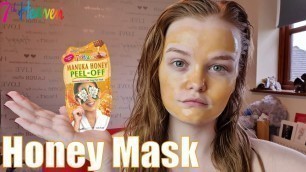 '7th Heaven Honey Peel off Mask Review First Impression 