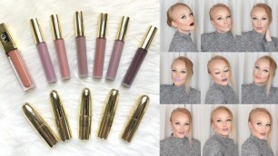 'Gerard Cosmetics Liquid Lipstick and Lipstick Swatches + Review'