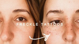 'I GOT FRECKLE TATTOOS * COST? DID IT HURT?'