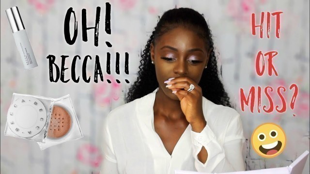 'BECCA COSMETICS VELVET BLURRING PRIMER & SOFT LIGHT BLURRING SETTING POWDER REVIEW| Dela Barbs'