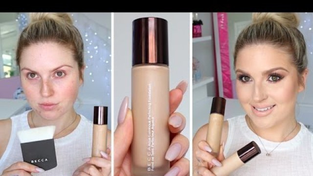 'First Impression Review ♡ Becca Aqua Luminous Perfecting Foundation'