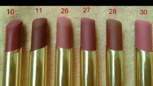 'Half N Half Non Transfer Lipstick Review & Swatches'