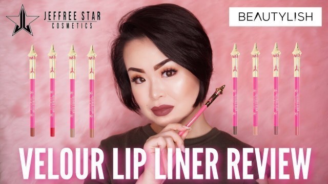 'JEFFREE STAR COSMETICS | VELOUR LIP LINER REVIEW'