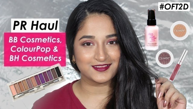 'PR Haul | BB Cosmetics, Colourpop, BH Cosmetics from IG Page + Mini Reviews #OFT2D'