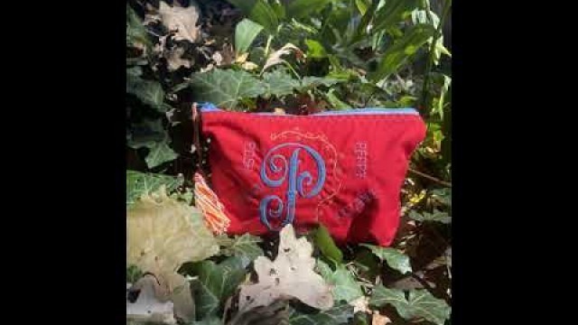 'ZMarie Design Embroidery Monogrammed Cosmetic Bags'