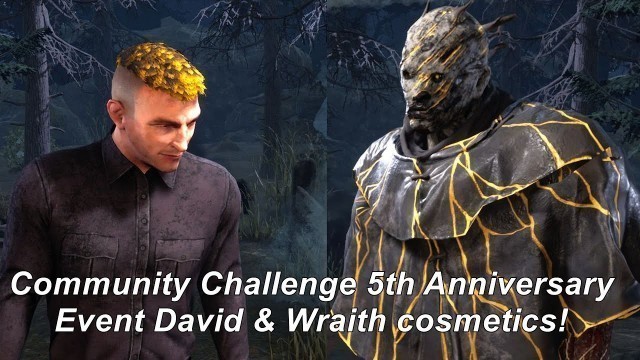 'Dead By Daylight| David & Wraith 5th anniversary cosmetics unlocked! Two heads are better than one!'