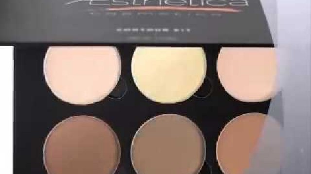 'Aesthetica Cosmetics Contour and Highlighting Powder Foundation Palette'